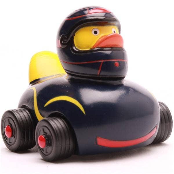 Duckshop Blue Ducks on Wheels Rubber Duck