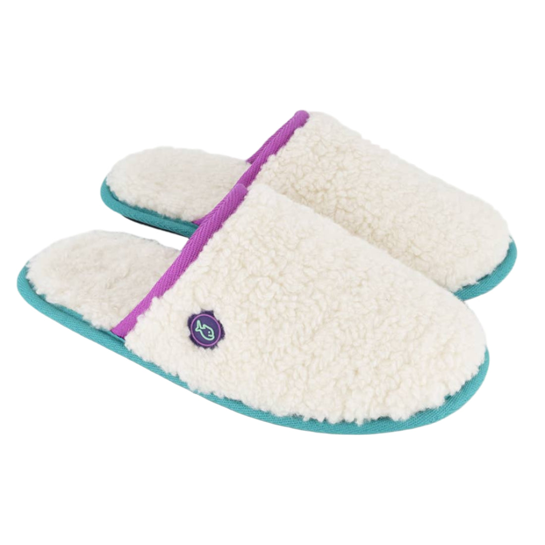Billy Belt Purple Sherpa Slippers