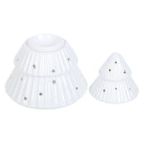 SD White Christmas Tree  Burner