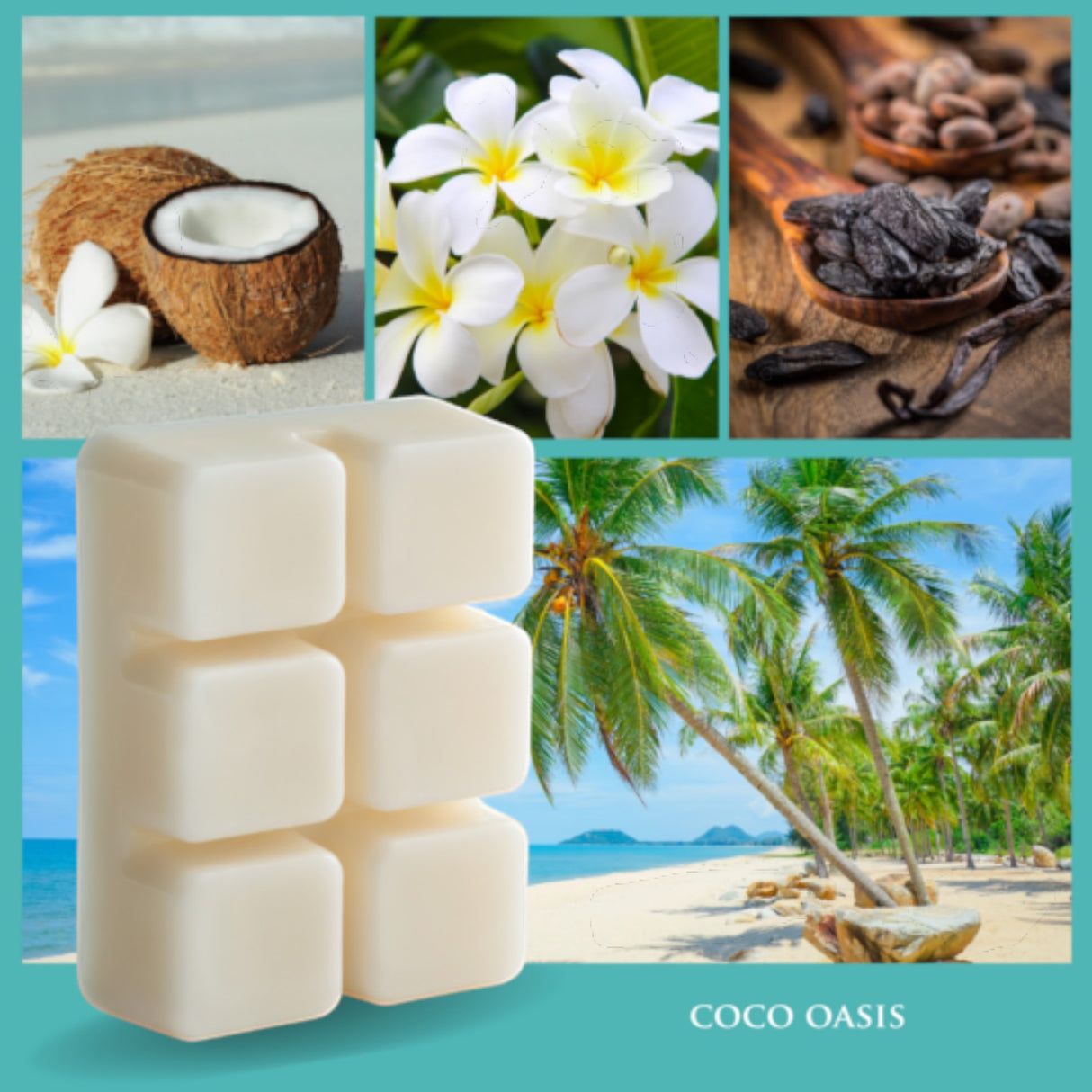 CANDLE WARMERS® Classic Coconut Oasis Scented Wax 70g