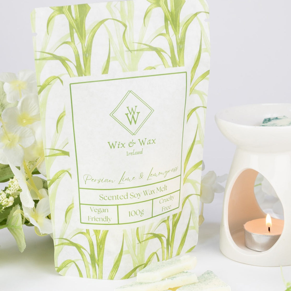 Wix & Wax Persian Lime & Lemongrass Brittle Wax Melt