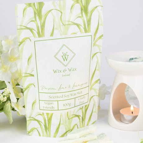 Wix & Wax Persian Lime & Lemongrass Brittle Wax Melt