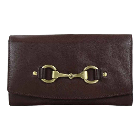 Grays 1922 Sadie Purse with Snaffle in Brown Leather
