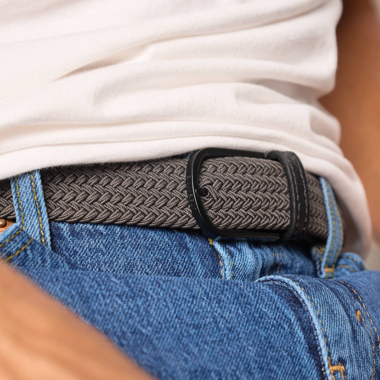 Billy Belt Anthracite Grey Belt