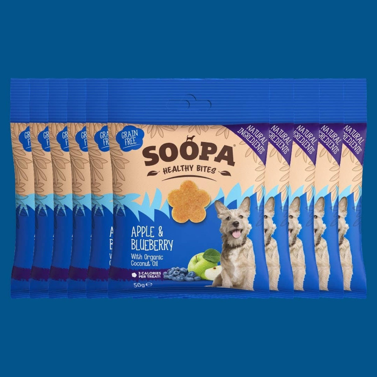 Soopa Apple & Blueberry Dog Treats