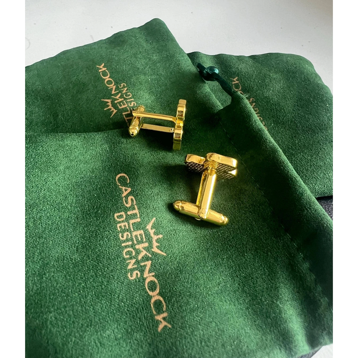 CastleKnock Designs Shamrock Cufflinks