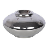Something Different Oval Silver Metallic Wax Warmer