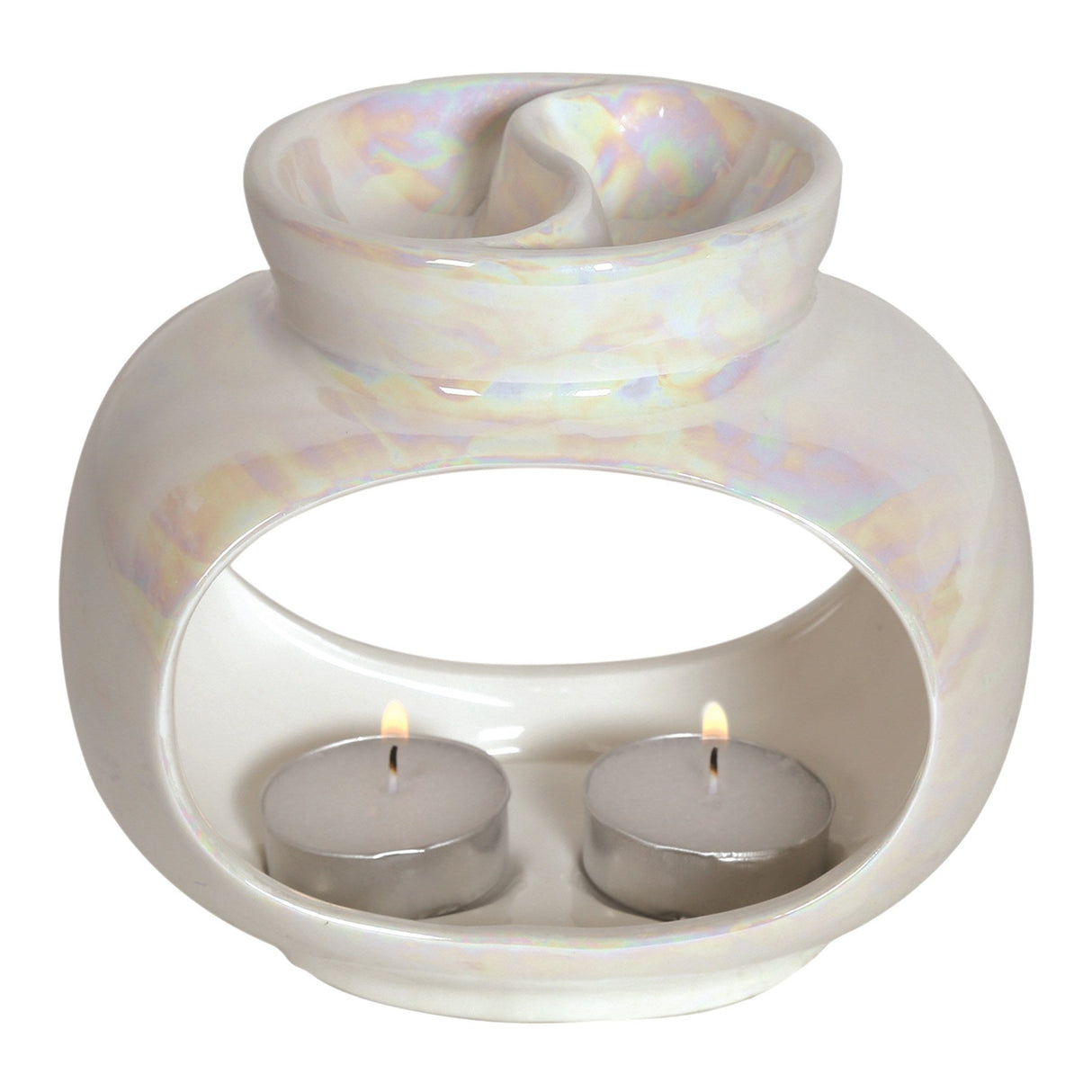 Aromatize Oval Lustre Double Burner