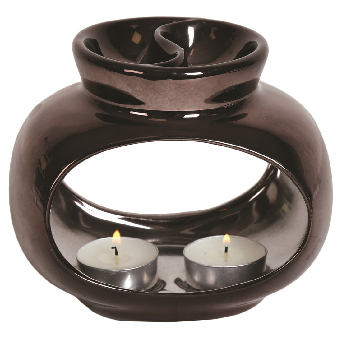 Aromatize Obsidian Oval Double Burner