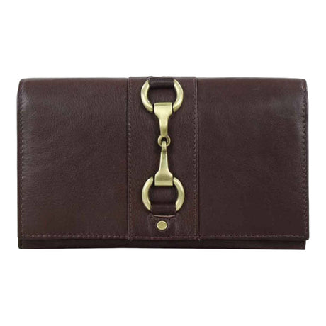 Grays 1922 Isla Purse with Snaffle in Brown Leather