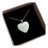 Rudies and Co Grá Irish Engraved Love Heart Necklace
