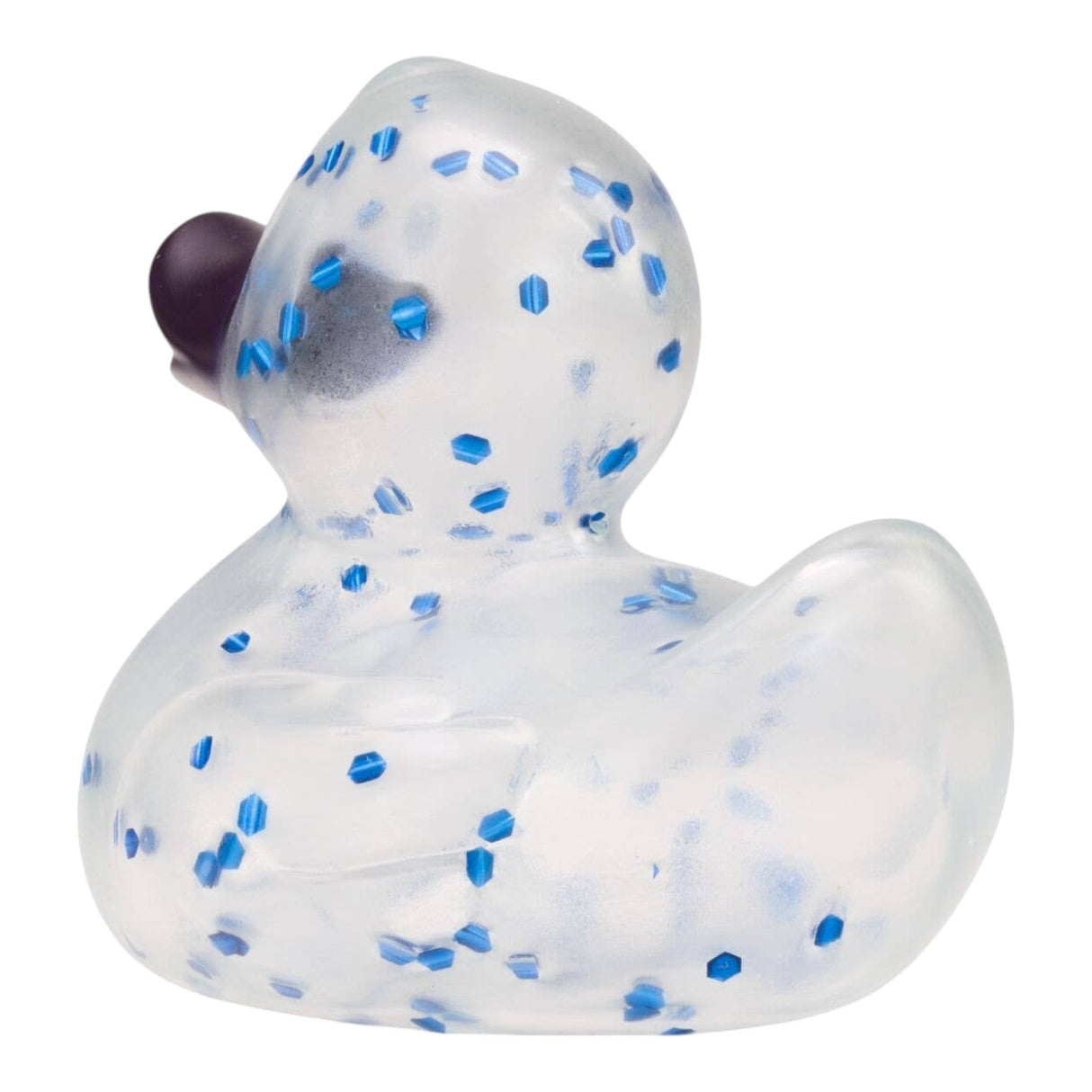 Bibi Blue Glitter Rubber Duck