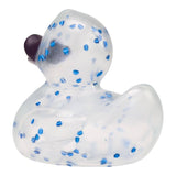 Bibi Blue Glitter Rubber Duck