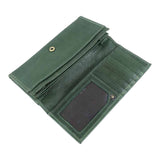 Grays 1922 Lily Snaffle Purse in Green Leather