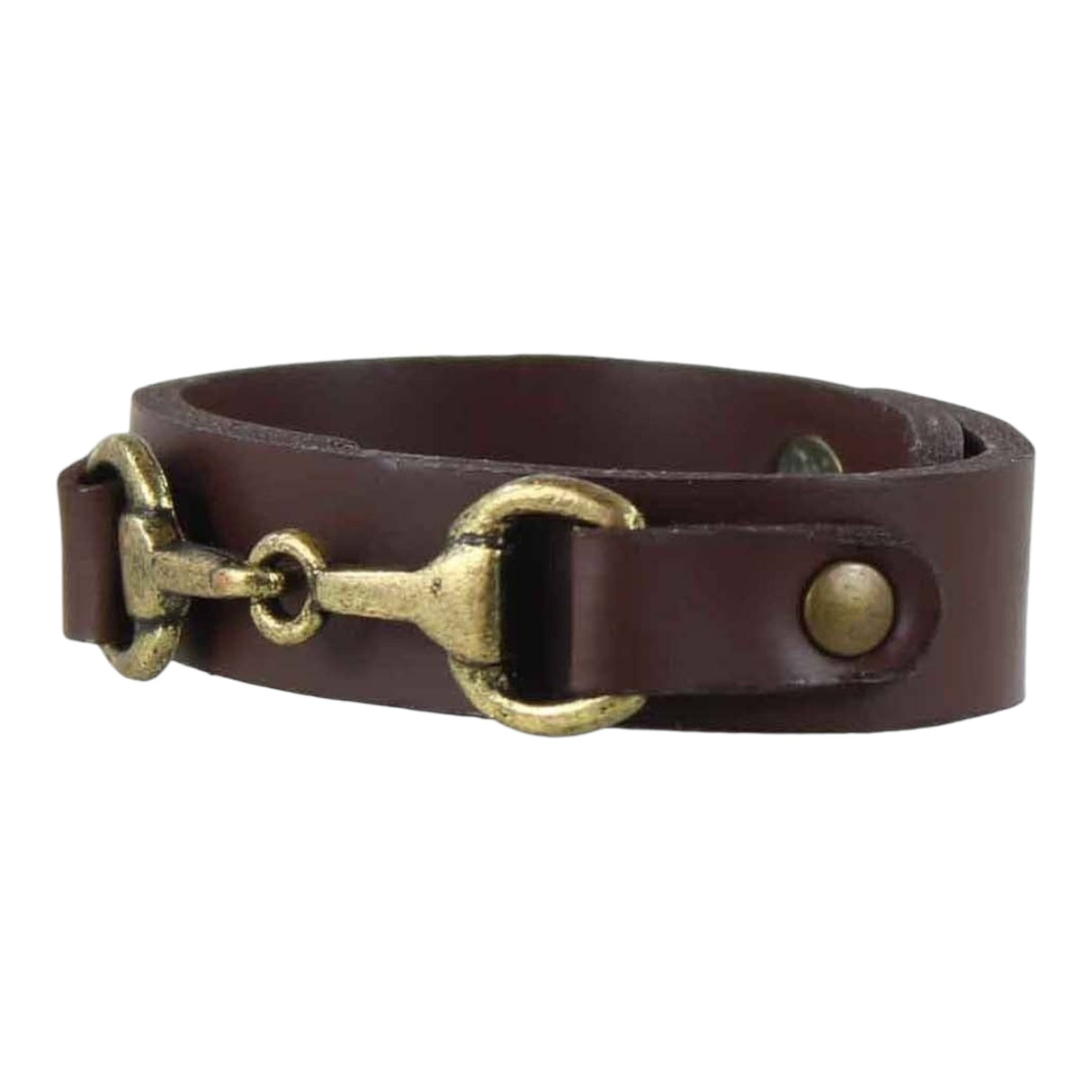 Grays 1922 Snaffle Bracelet Dark Brown
