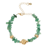 Celtic Ore Bracelet Chip Green Jade