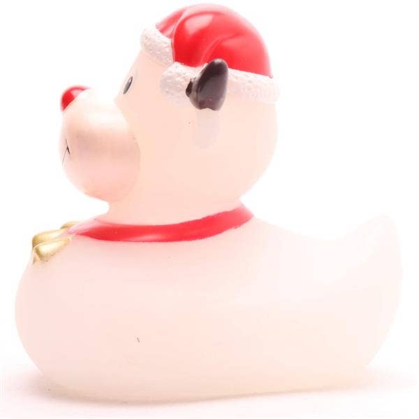 Duckshop White Reindeer Bathing Duck