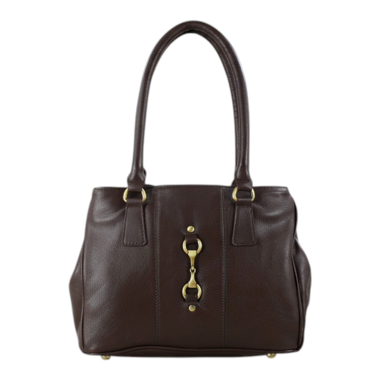 Grays 1922 Sadie Handbag with Snaffle - Brown Leather