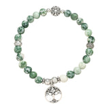 Celtic Ore Stretch  Bracelet Tree  Marble