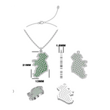 CastleKnock Designs Ireland Map Necklace
