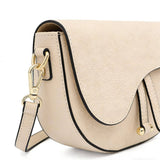 Nanabags Leather Saddle Crossbody Bag