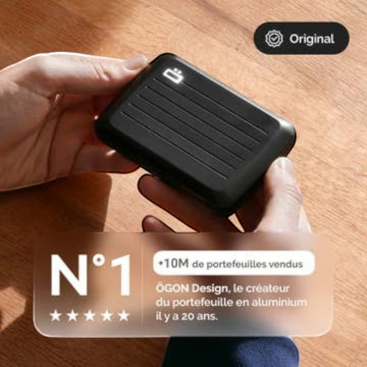 ÖGON Smart Case Oslo Aluminum Card Holder