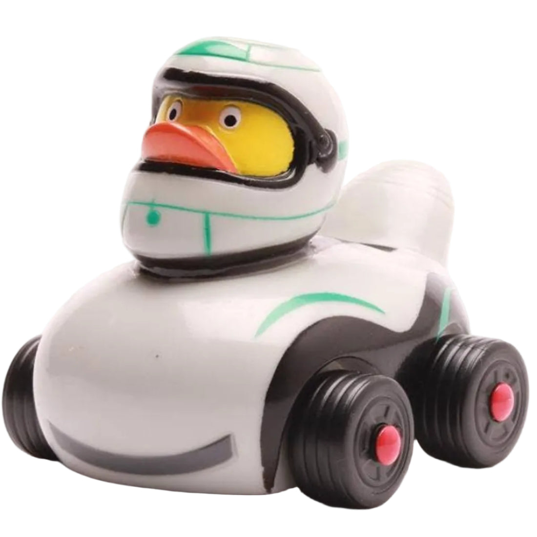Duckshop Silver Ducks on Wheels Rubber Duck
