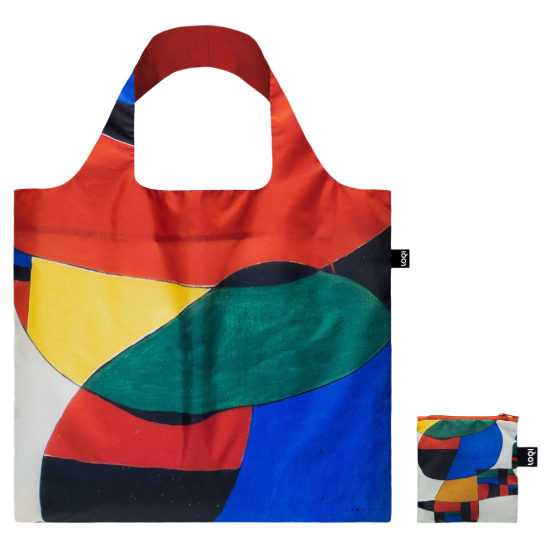 LOQI Woman, Bird and Star Recycled Bag
