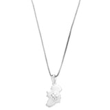 Gra Collection Map Shamrock Necklace