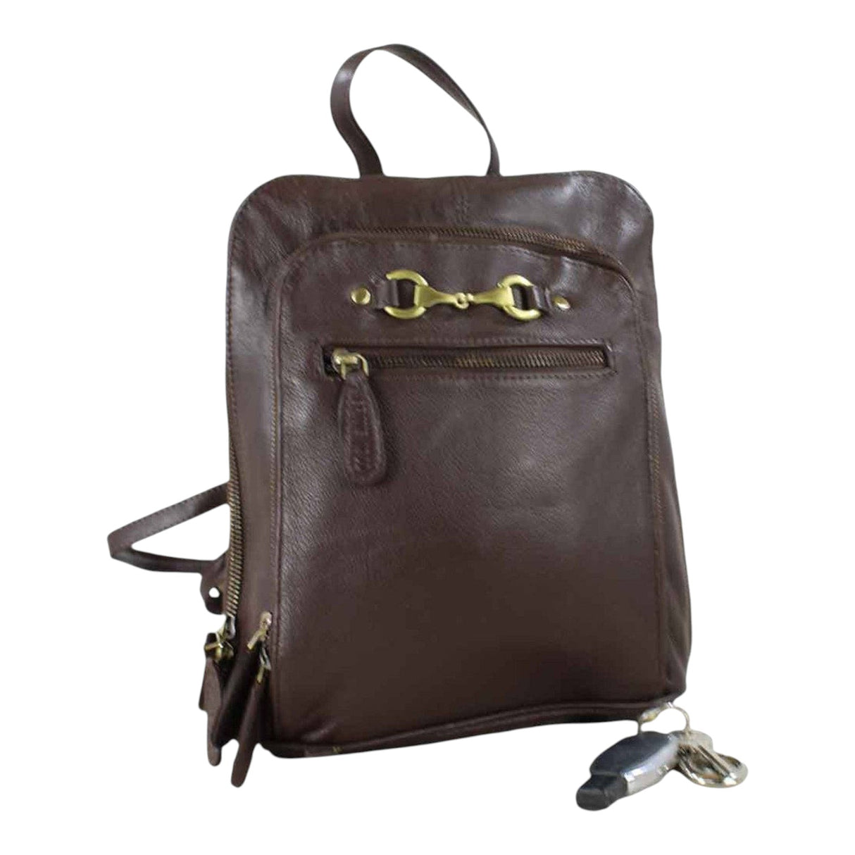 Grays 1922 Edith Rucksack with Snaffle - Brown Leather
