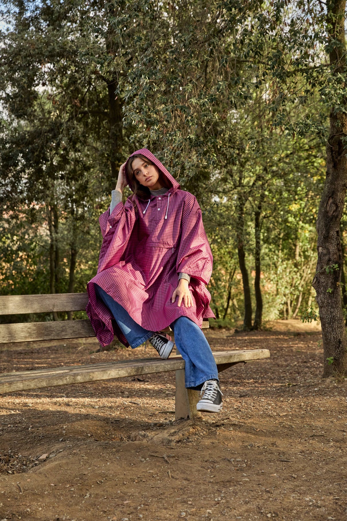CLIMA C-Collection “Tartan” Foldable Waterproof Poncho