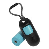 Hundog Poop Bag Dispenser Black with 1 Roll