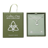 Celtic Ore Plain Claddagh Necklace