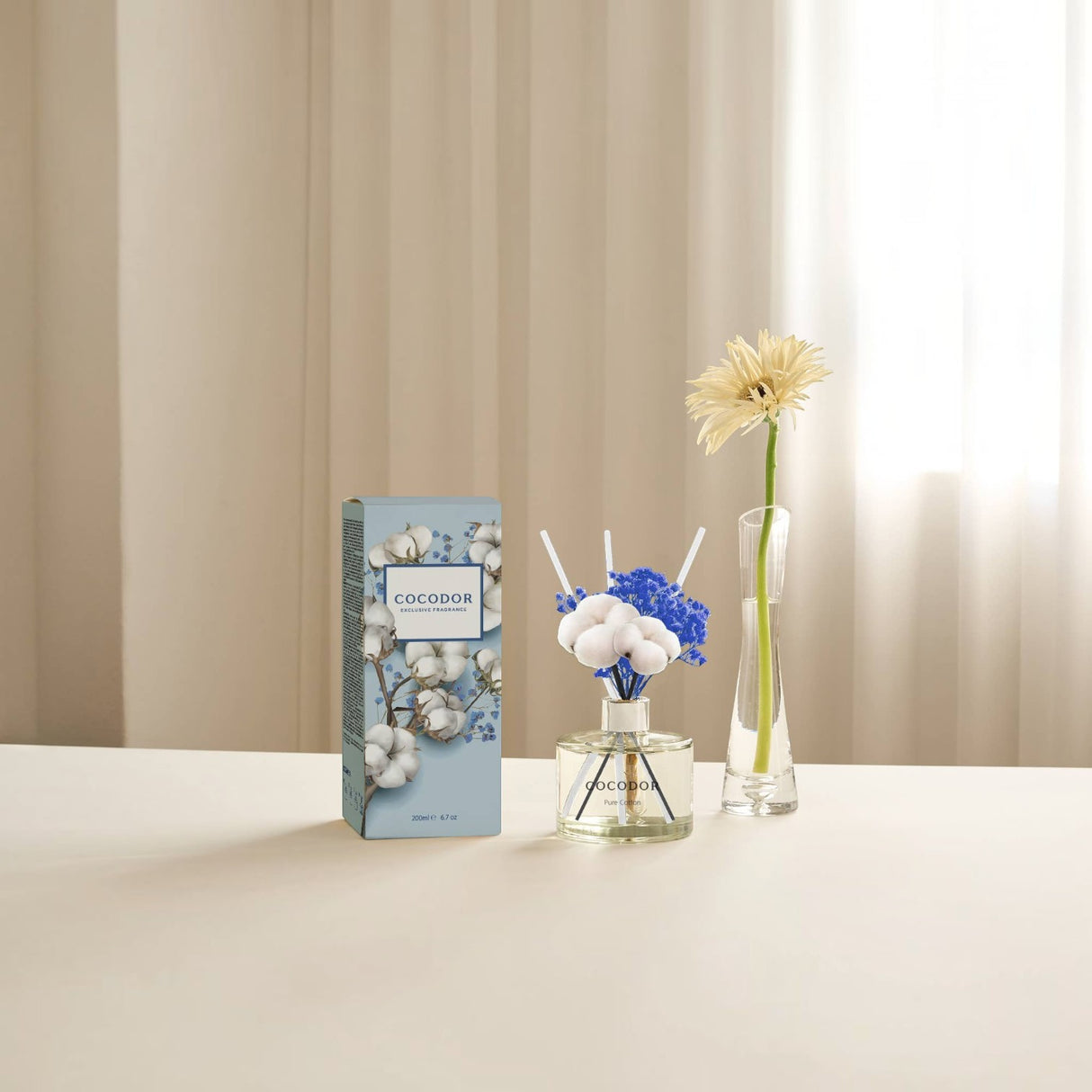 Cocodor Cotton Diffuser 200ml - Pure Cotton Scent