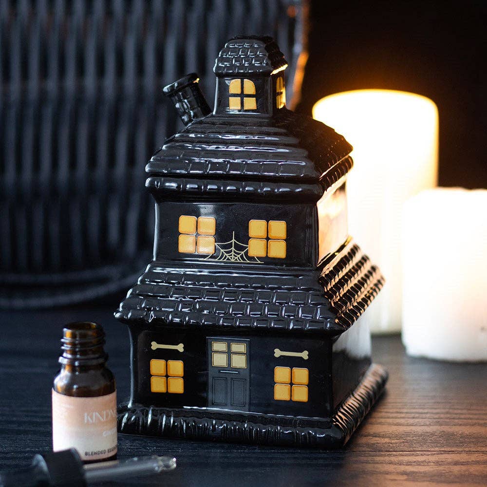 SD Haunted House Halloween Oil Burner and Wax Warmer