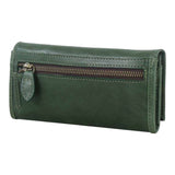 Grays 1922 Lily Snaffle Purse in Green Leather