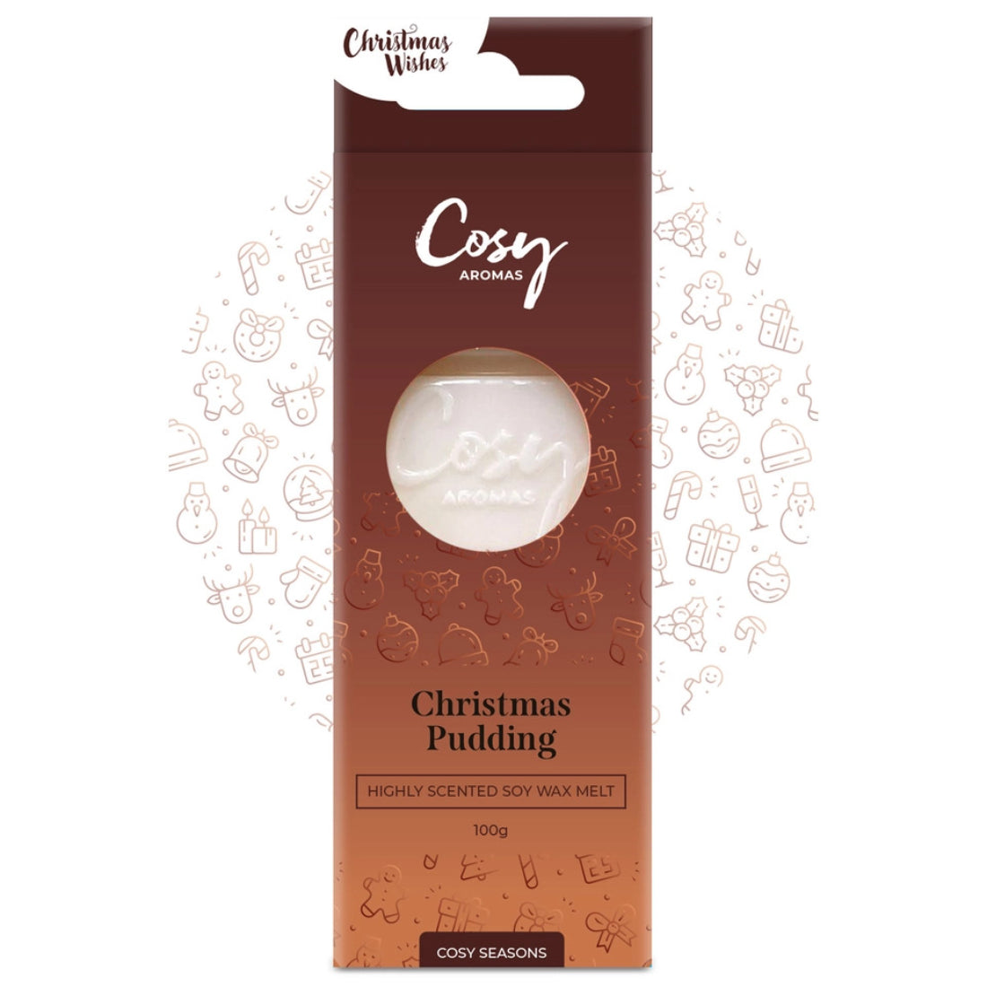 Cosy Aromas Christmas Pudding Wax Melt