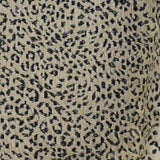 Connemara Country De La Mur Koto glasses case in black and beige leopard print jacquard fabric