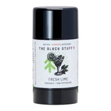 Connemara Country The Black Stuff natural deodorant stick in fresh lime scent with coriander and pink peppercorn
