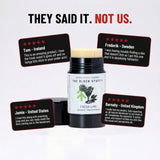 Connemara Country The Black Stuff natural deodorant in Fresh Lime scent with customer review testimonials
