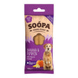 Connemara Country Soopa Senior Dog Dental Sticks with Banana, Pumpkin & Flaxseed. Grain-free, low calorie, hypoallergenic treats.