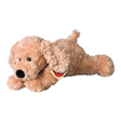 Connemara Country Teddy Hermann beige plush dog toy with soft fur and a friendly expression, 28cm long.