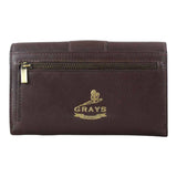 Grays 1922 Isla Purse with Snaffle in Brown Leather