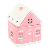 Something Different Pink Gingerbread House Oil Burner