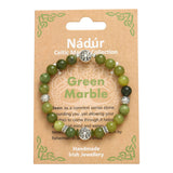 Celtic Ore Stretch Bracelet Metal Beads Trinity Marble
