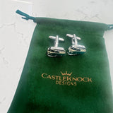 CastleKnock Designs Camper Van Cufflinks