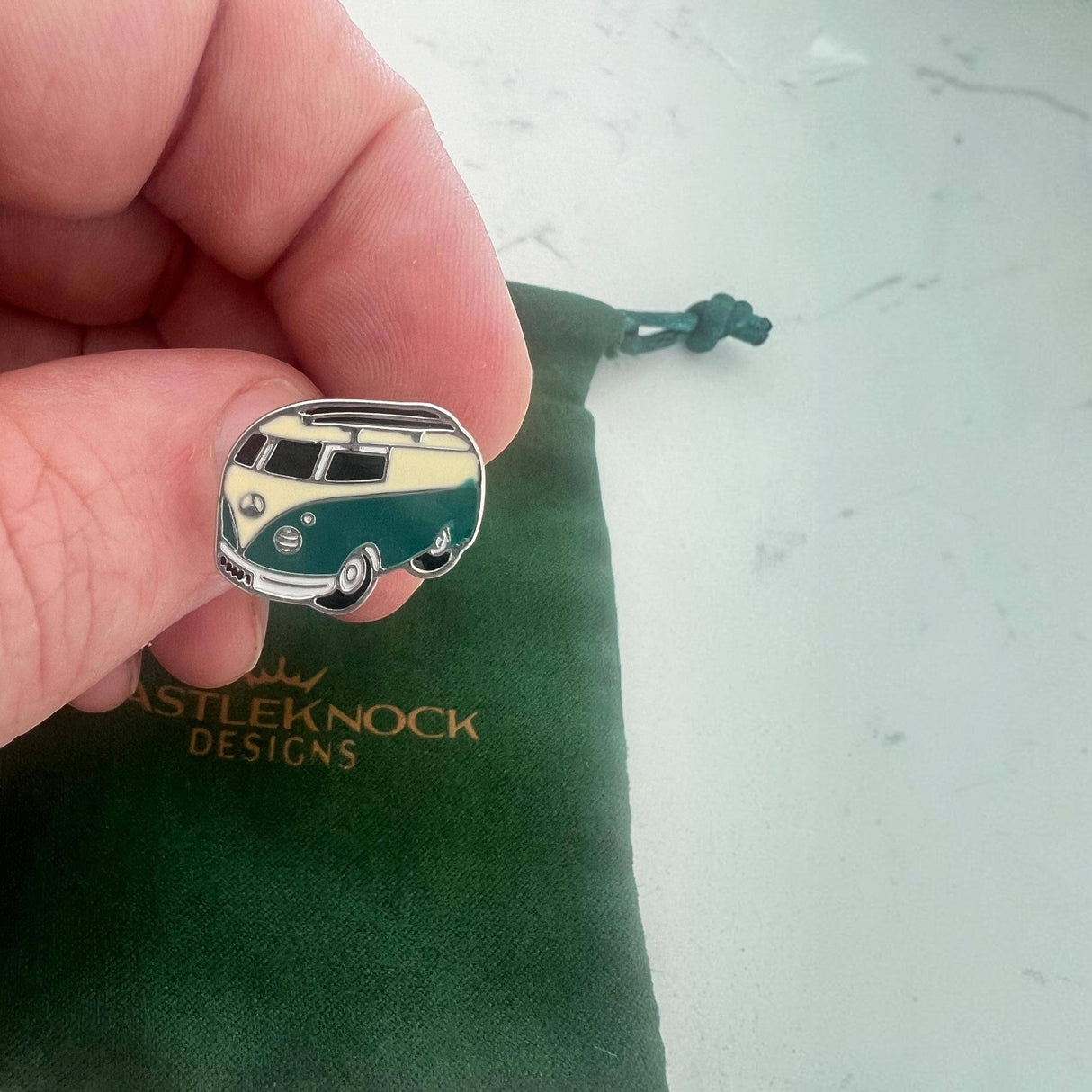 CastleKnock Designs Camper Van Cufflinks