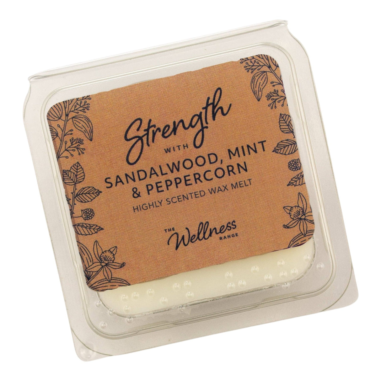The Fragrance House Strength Sandalwood, Mint & Peppercorn Wellness Wax Melt