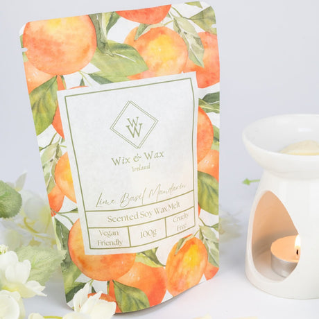Wix & Wax Lime Basil & Mandarin Brittle Wax Melt