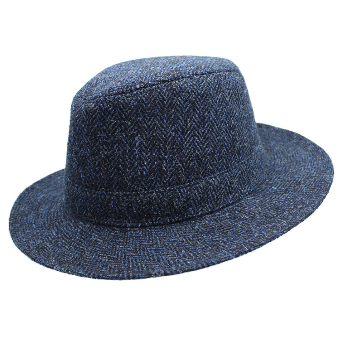 Heather Hats Denholm Harris Tweed Fedora